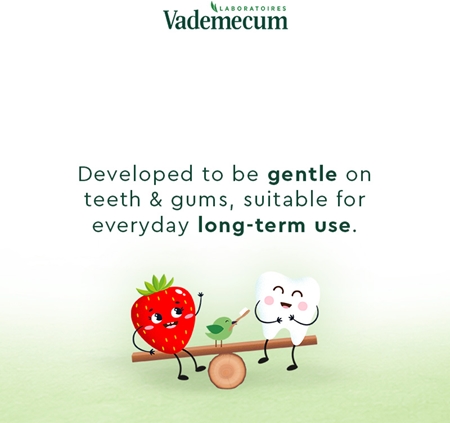 Vademecum BIO Strawberry toothpaste for children without fluoride