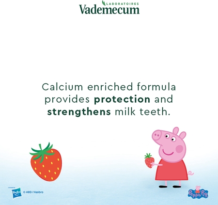 Vademecum Peppa Pig Red Fruit dantų pasta vaikams