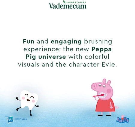 Vademecum Peppa Pig Red Fruit dantų pasta vaikams