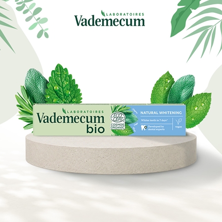 Vademecum BIO Natural Whitening herbal toothpaste with whitening effect