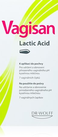 Vagisan HydroKrém čípky pro podporu vaginálního prostředí
