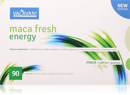VALAVANI Maca Fresh Energy kapsuly na udržanie energie a kognitívnej výkonnosti