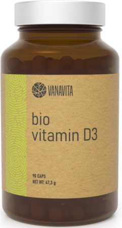 VanaVita Vitamin D3 BIO podpora správneho fungovania organizmu