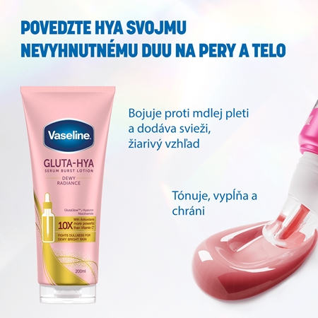 Vaseline Gluta-Hya Lip Serum hydratačný balzam na pery SPF 15