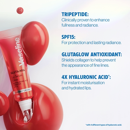 Vaseline Gluta-Hya Lip Serum baume à lèvres hydratant SPF 15