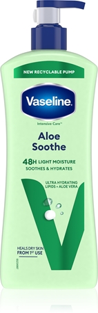 Vaseline Aloe Soothe Moisturizing Body Lotion with aloe vera