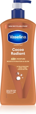 Vaseline Cocoa Radiant Feuchtigkeits-Body lotion mit Kakaobutter