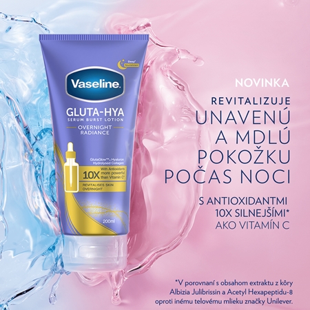 Vaseline Gluta-Hya Overnight Radiance telové sérum