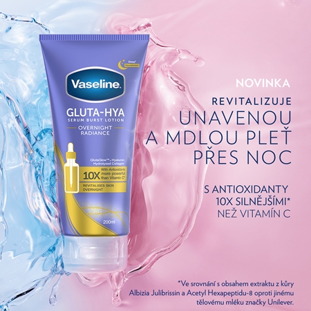 Vaseline Gluta-Hya Overnight Radiance tělové sérum
