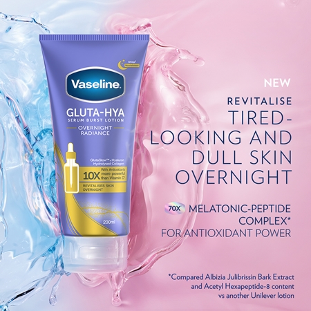 Vaseline GLUTA-HYA OVERNIGHT RADIANCE 2本 Vaseline Gluta-Hya