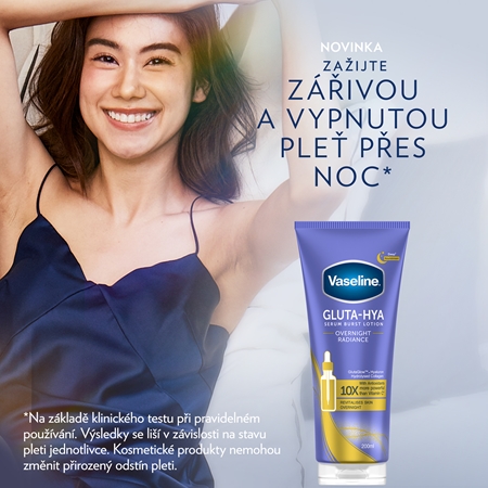 Vaseline Gluta-Hya Overnight Radiance tělové sérum