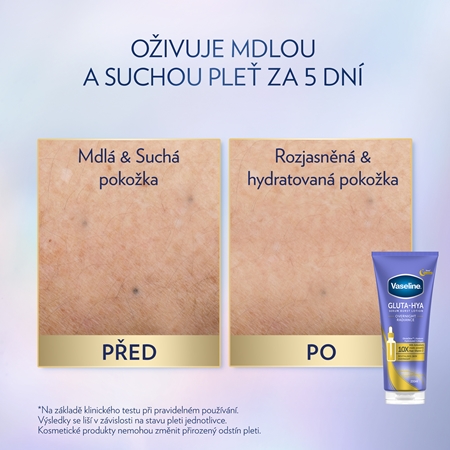 Vaseline Gluta-Hya Overnight Radiance tělové sérum
