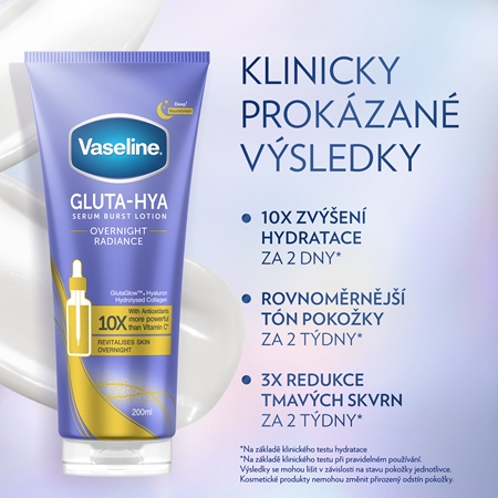 Vaseline Gluta-Hya Overnight Radiance tělové sérum