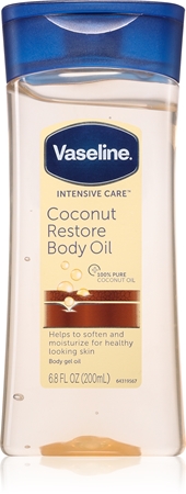 Vaseline Coconut Restore Body Oil kūno aliejus odai drėkinti ir standinti