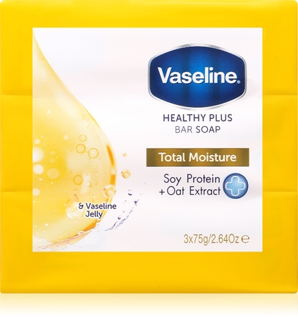 Vaseline Total Moisture Bar Soap sada tuhých mýdel