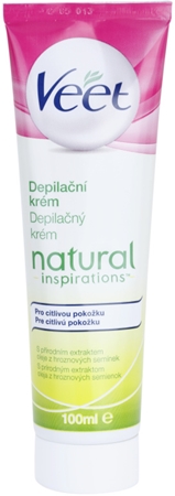 Veet Natural Inspirations crème dépilatoire pour peaux sensibles