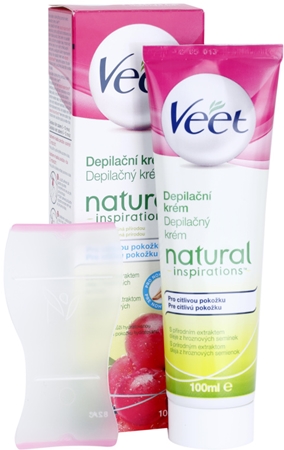 Veet Natural Inspirations crème dépilatoire pour peaux sensibles