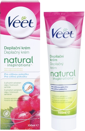 Veet Natural Inspirations crème dépilatoire pour peaux sensibles