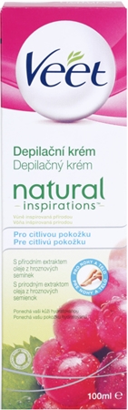 Veet Natural Inspirations crème dépilatoire pour peaux sensibles