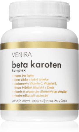Venira Beta karoten komplex doplněk stravy s betakarotenem