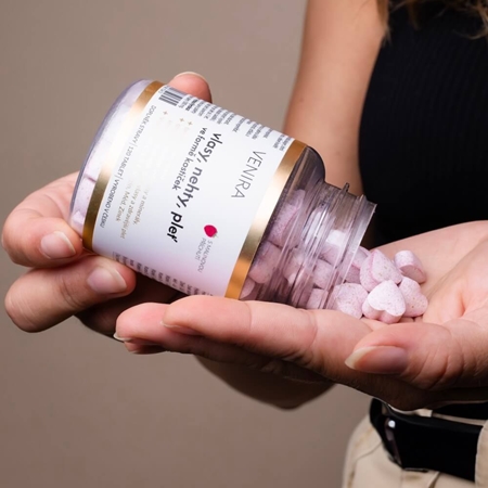 Venira Hair, nails, skin tabletter för vackert hår, hud och naglar
