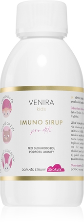 Venira Kids Imuno sirup sirup pro podporu imunitního systému