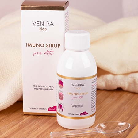 Venira Kids Imuno sirup sirup pro podporu imunitního systému