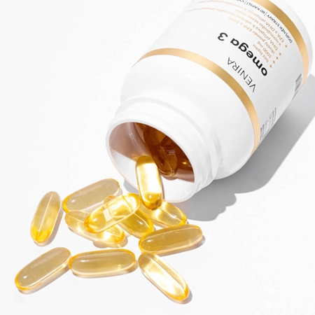 Venira Omega 3 kapsle pro normální činnost srdce a mozku