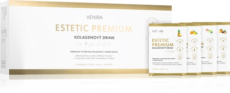 Venira Estetic Premium Kolagenový drink kolagen pro krásné vlasy, pleť a nehty