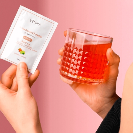 Venira Kolagenový drink 50+ prášek na přípravu nápoje pro krásné vlasy, pleť a nehty