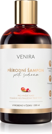 Venira Shampoo for Greying Hair shampoo naturale per capelli castani