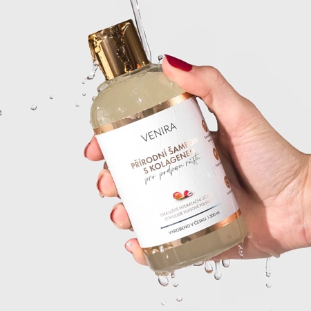 Venira Shampoo for Hair Growth champô natural com colagénio