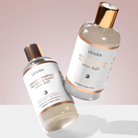 Venira Šampon pre objem vlasov prírodný šampón s vôňou Coconut