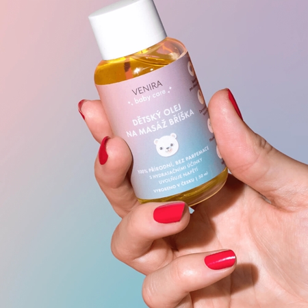 Venira Baby Oil for Belly Massage Massageolja för barn