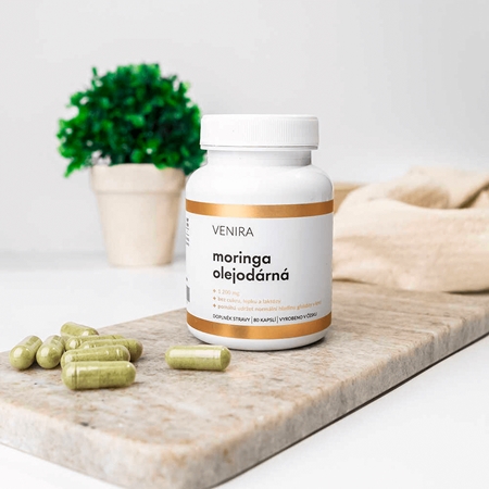 Venira Moringa olejodárná kapsle pro vaši pohodu