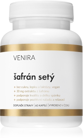 Venira Šafran siaty kapsuly na podporu duševnej rovnováhy