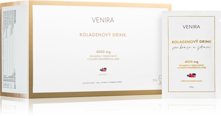 Venira Kolagénové drinky prášok na prípravu nápoja pre krásne vlasy, pleť a nechty
