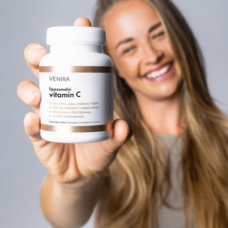 Venira Lipozomálny vitamin C kapsuly s vitamínom C