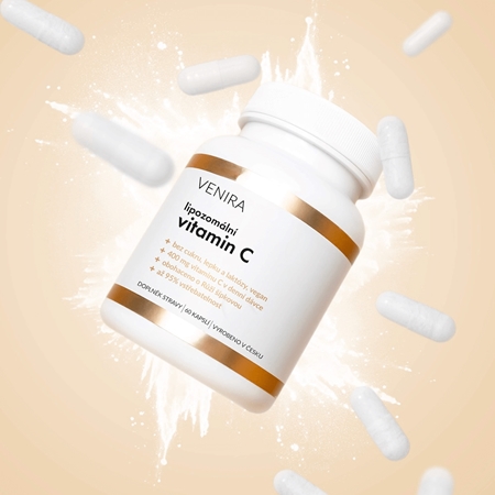 Venira Lipozomálny vitamin C kapsuly s vitamínom C