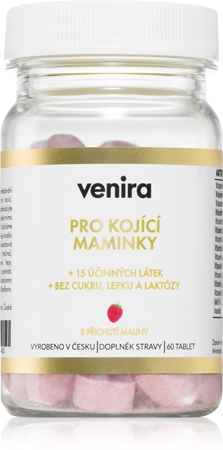Venira Vitamíny pro kojící ženy cucavé tablety pro kojící ženy