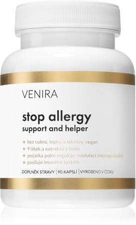 Venira Stop Allergy kapsle pro vaši pohodu