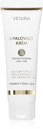 Venira Sunscreen SPF 50 protetor solar com filtros UVA e UVB
