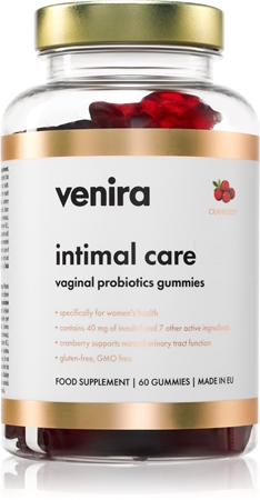 Venira Intimal Care žuvacie medvedíky s probiotikami