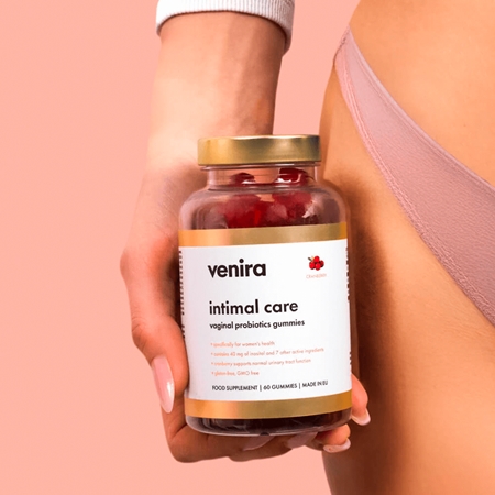 Venira Intimal Care žuvacie medvedíky s probiotikami