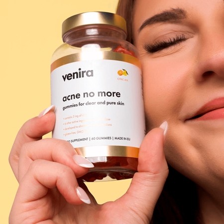 Venira Acne No More žuvacie medvedíky pre krásnu pleť