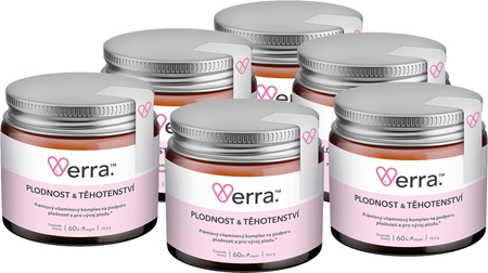 Verra Komplex Plodnost & Těhotenství kapsle s multivitamínovým komplexem