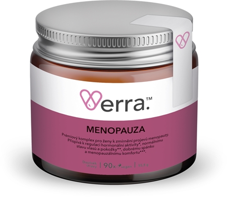 Verra Menopauza prémiový komplex pro ženy ke zmírnění projevů menopauzy