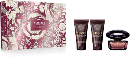 versace crystal noir woda perfumowana 50 ml   zestaw  