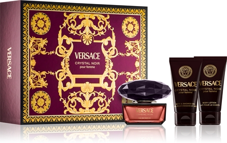 Versace Crystal Noir darčeková sada pre ženy