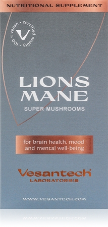 Vesantech Super Mushrooms Lions Mane BIO kapsle pro posílení imunity